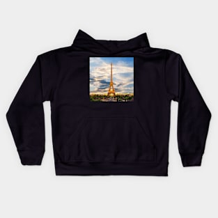 Eiffel Tower Paris Kids Hoodie